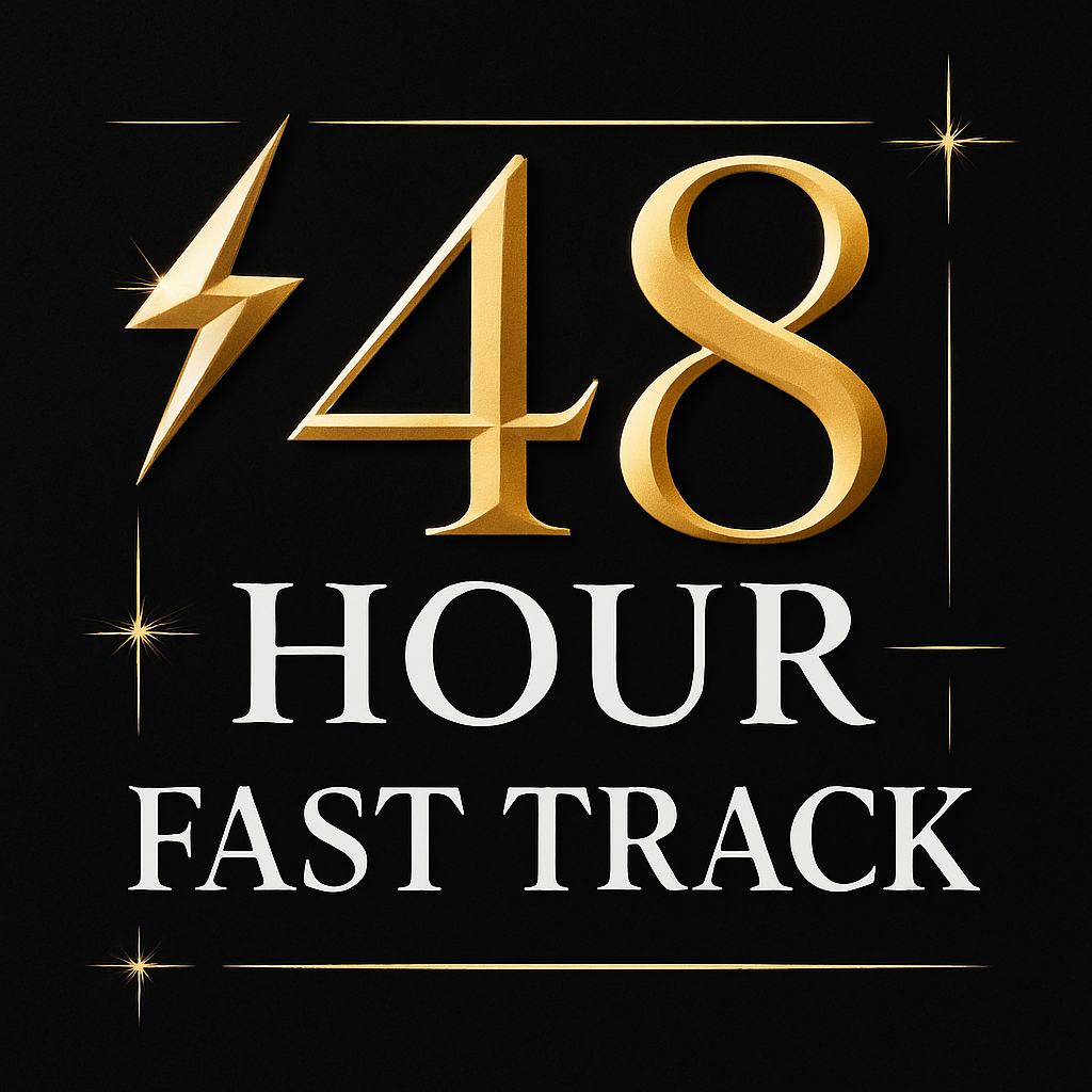 Fast Track Production – 48 Hour Turnaround