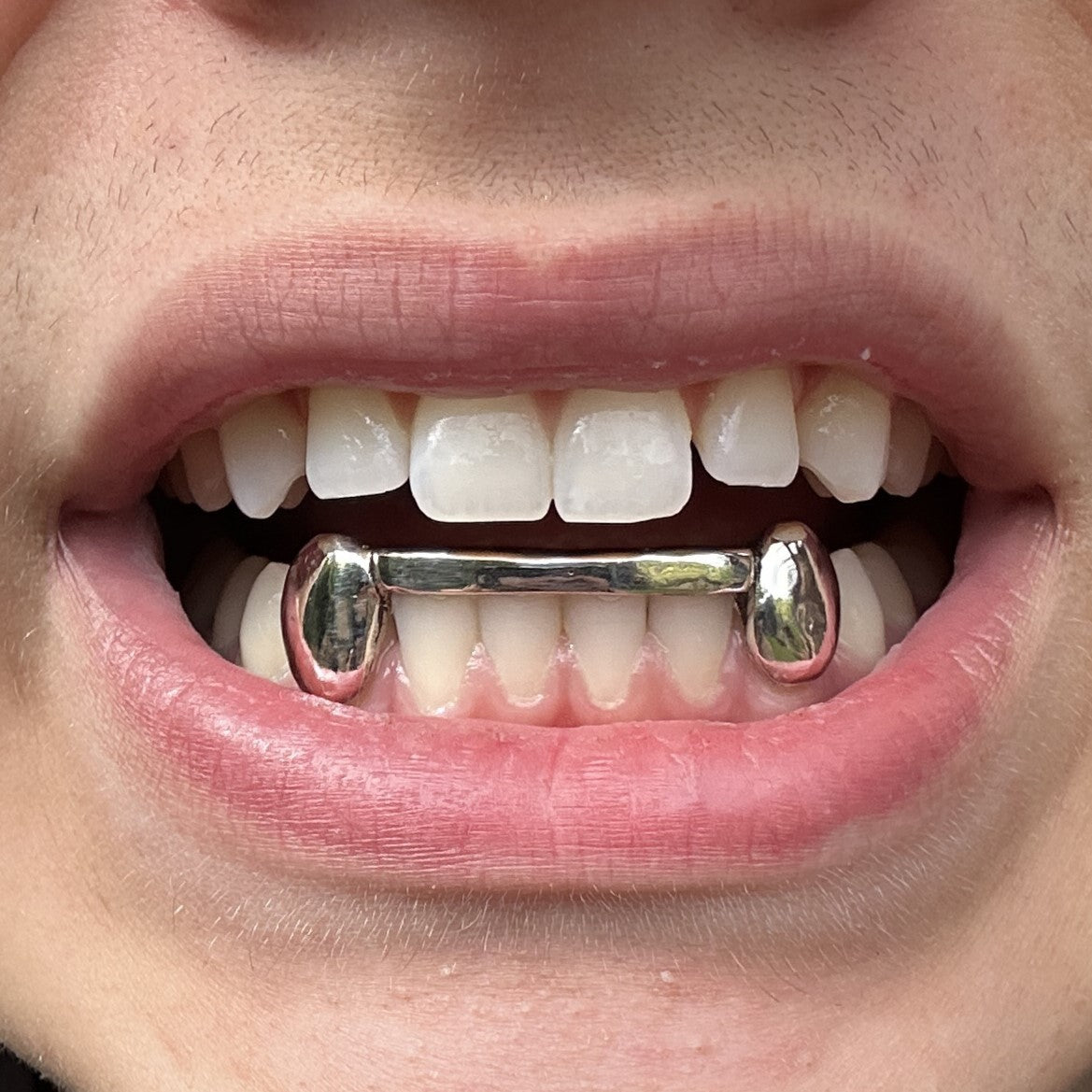 Sterling Silver Bar / Bridge Grillz - Any Teeth